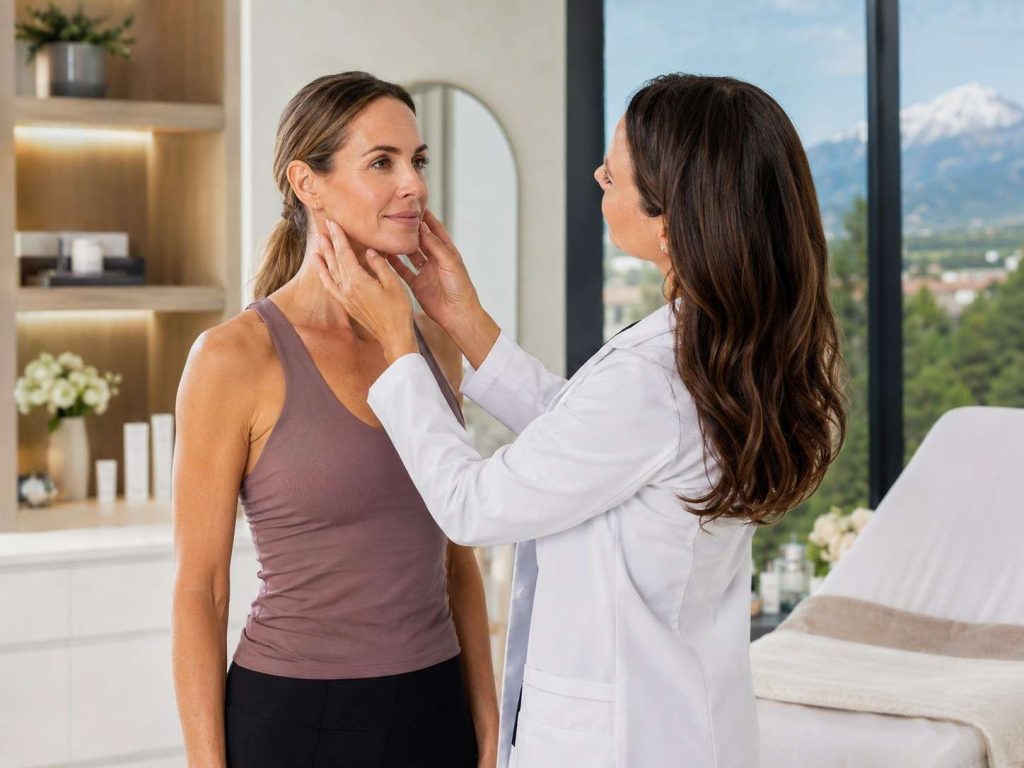 Non-surgical anti-aging consultation in Colorado Springs med spa